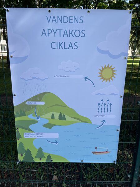 Ugdomieji tentai - Vandens apytakos ciklas